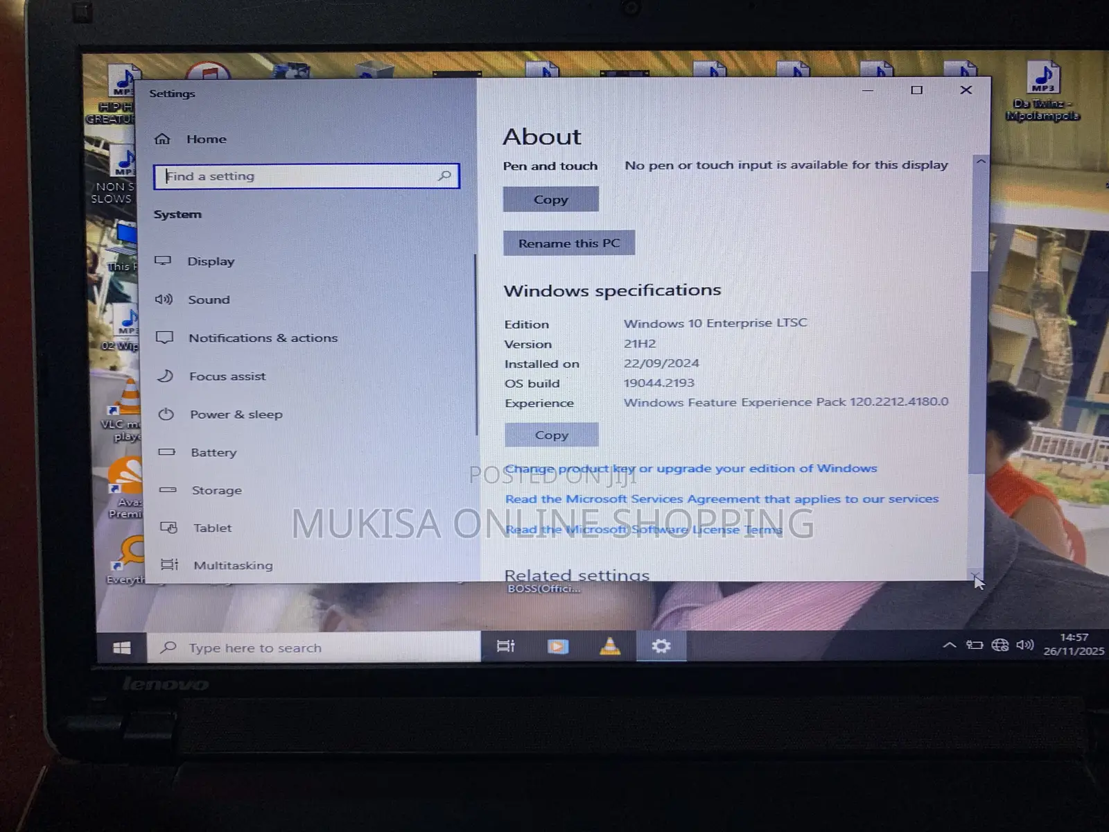 Laptop Lenovo ThinkPad Edge E550 8GB Intel Core 2 Duo HDD 256GB