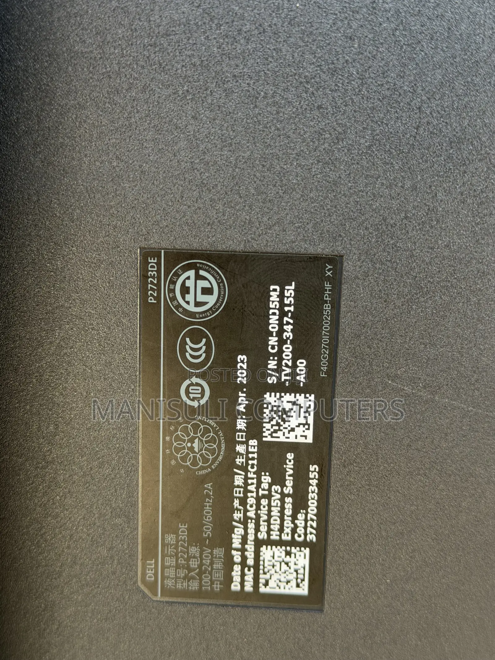 Dell Monitor Type C Hdmi Dp Div Display 