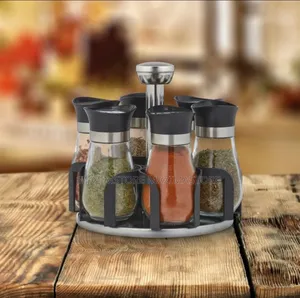 Rotating Spice Jar Rack