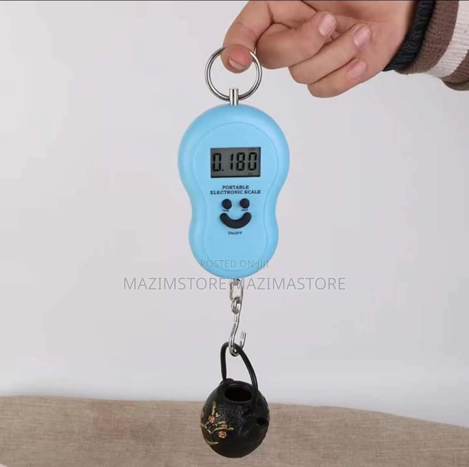 50 Kg Digital Portable Weighing Scale- Multicolour