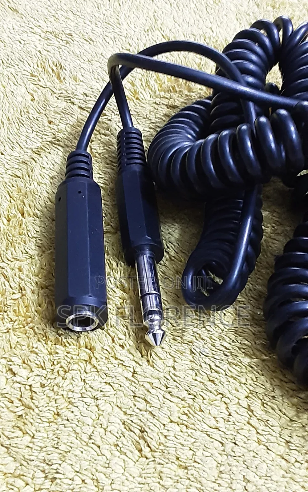 Belkin 12 Ft. Coiled 6.35mm (1/4") M to F Stereo Audio Headphone