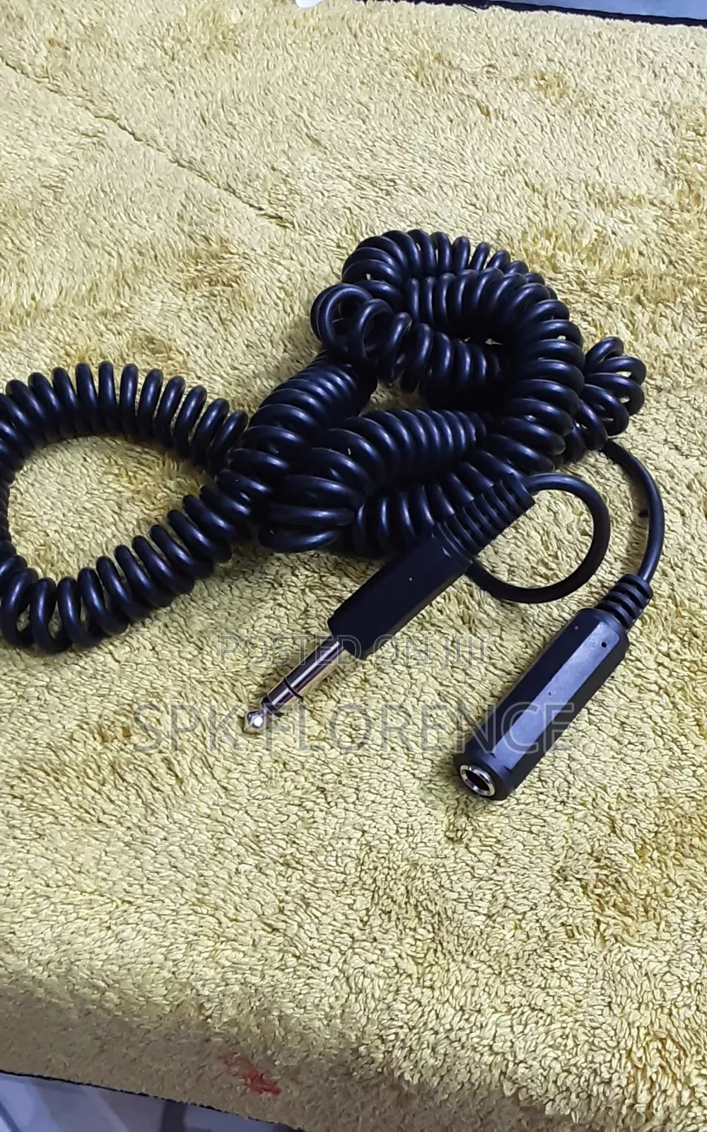 Belkin 12 Ft. Coiled 6.35mm (1/4") M to F Stereo Audio Headphone