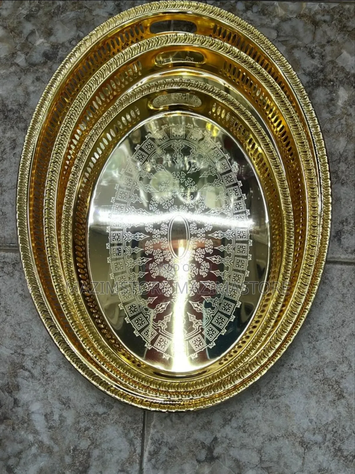 3pcs Serving Trays Plates