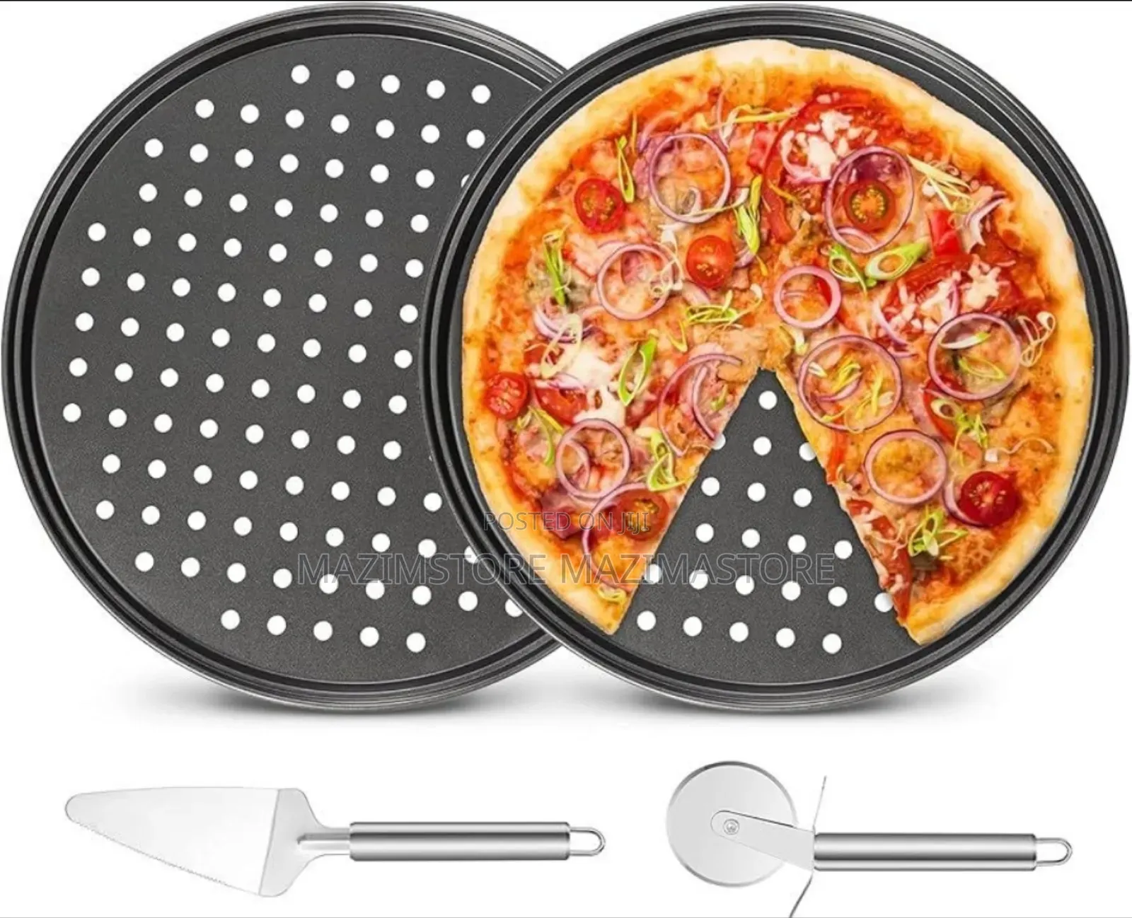 30cm Vented Pizza Pan With Holes Baking Tray Bakeware