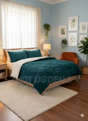 5*6 4pc Coral Velvet Duvet Set 1 Bedsheet,2 Pillowcases And 1 Duvet