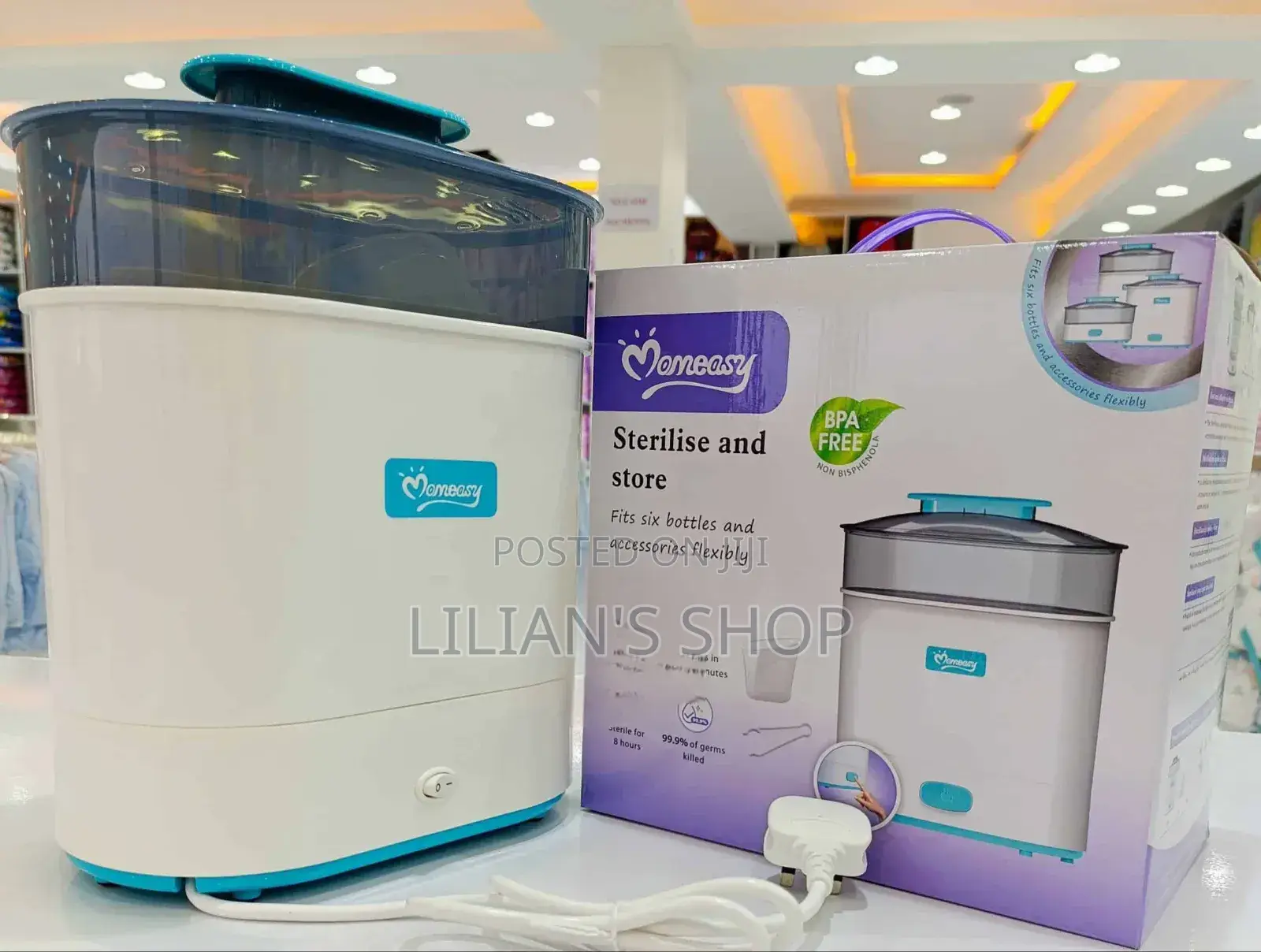 Electric Bottle Sterilisers Momeasy Baby Electric Steam Steriliser