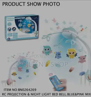 Kids Baby Bluetooth Projection Bedbell