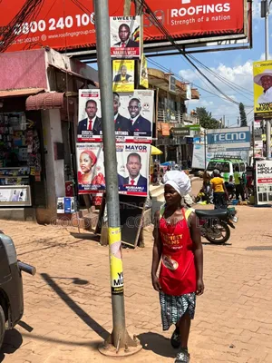 100*100feet Plot of Land With Shops in Ntinda on Main Tarmac Road