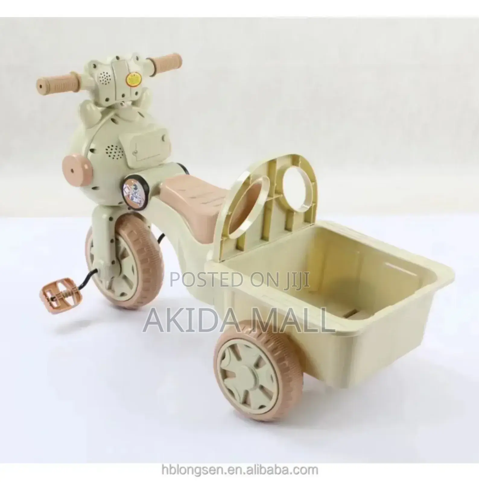 Children's Pedal Tricycle for Toddlers to Ride Indoors or Outdoors.