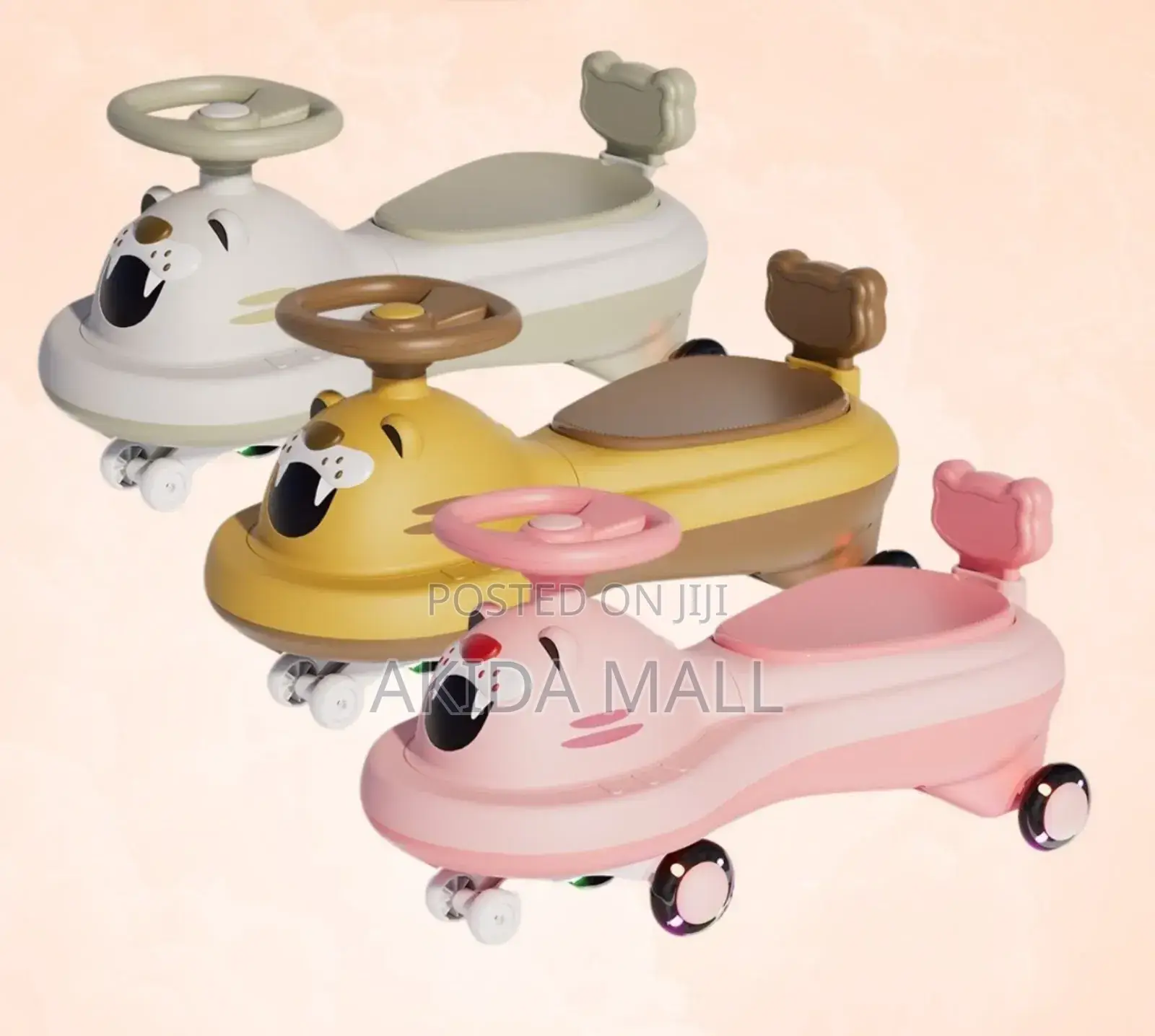 Baby Toddler Swing ,Wiggle and Twist Car With Ligts and Music