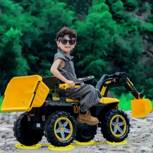 Led Ride on Electric Rechargeable Excavator Toy for Children