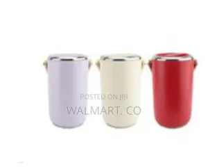 2.6l Stainless Steel Vacuum Insulated Food Jar With 3 Tier Lunch Box