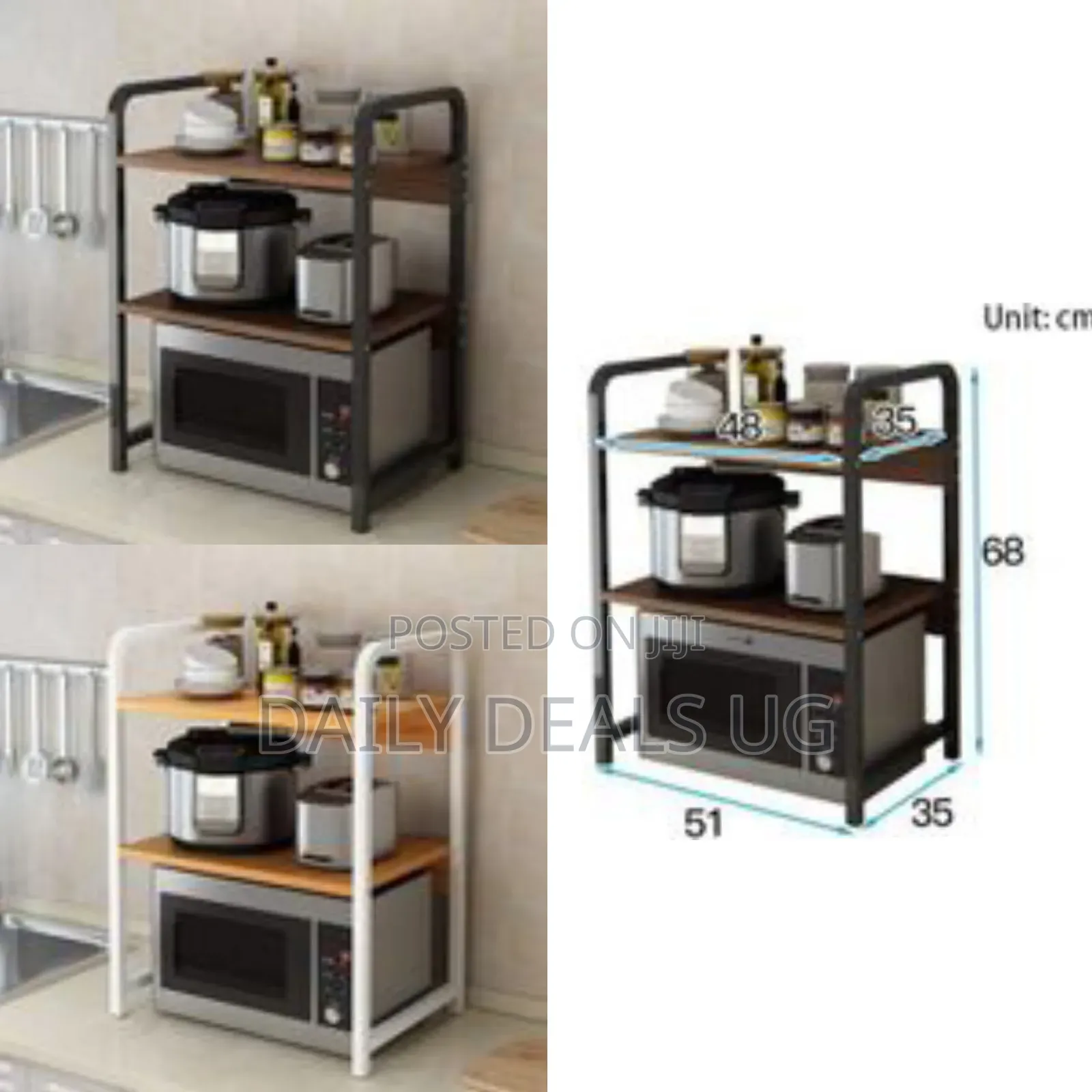 Microwave Oven Rack Kitchen Shelves Landing Multi-layer Storage