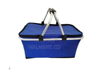 Insulated 2 Layer Lunch Box Bag Leak Proof Blue