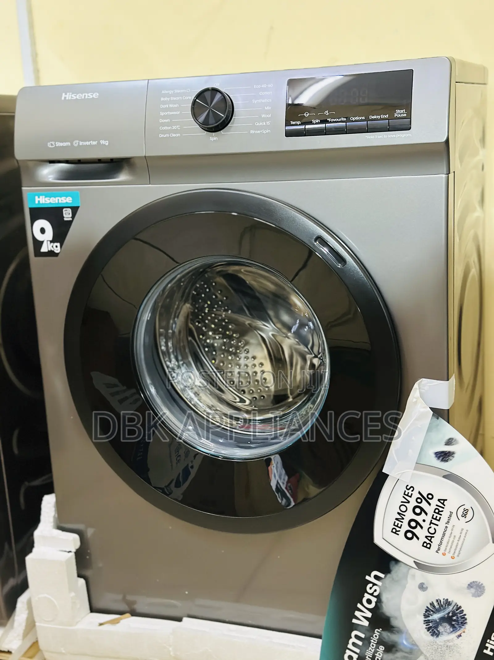 9kg Hisense Washing Machine Brand New