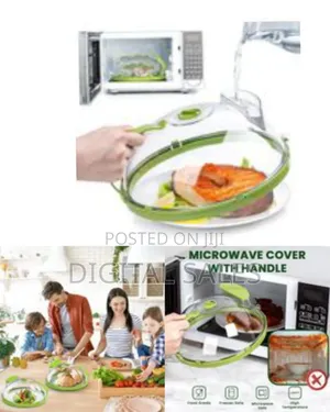 Microwave Cover for Food, Clear Microwave Splatter Cover
