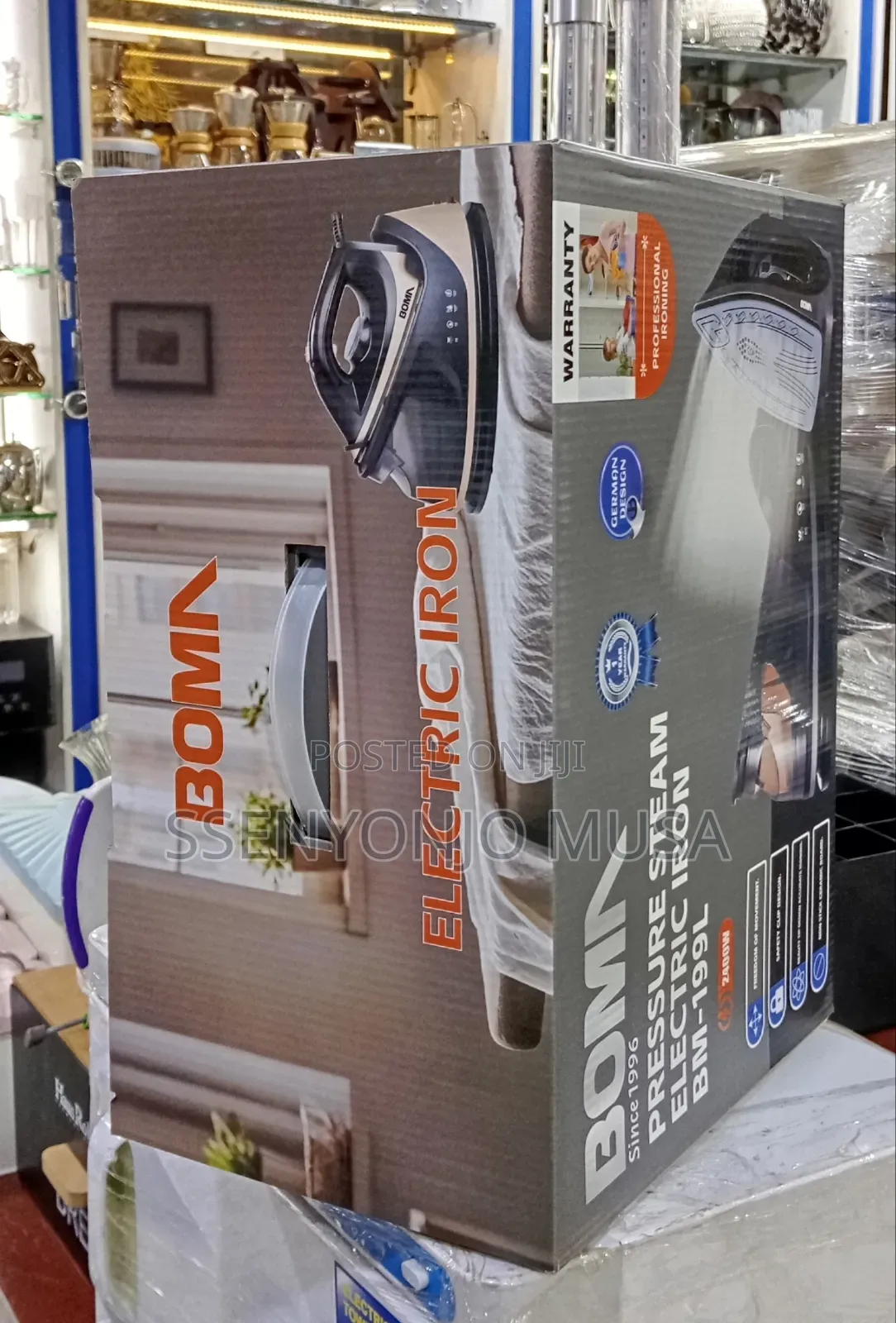 Boma Bm-199l Steam Station – 2400w Professional Steam Iron, 1.1l Tank.