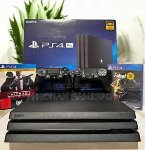 Chipped Sony Playstation 4 Pro - Has 22 Games and 2 Pads, Better