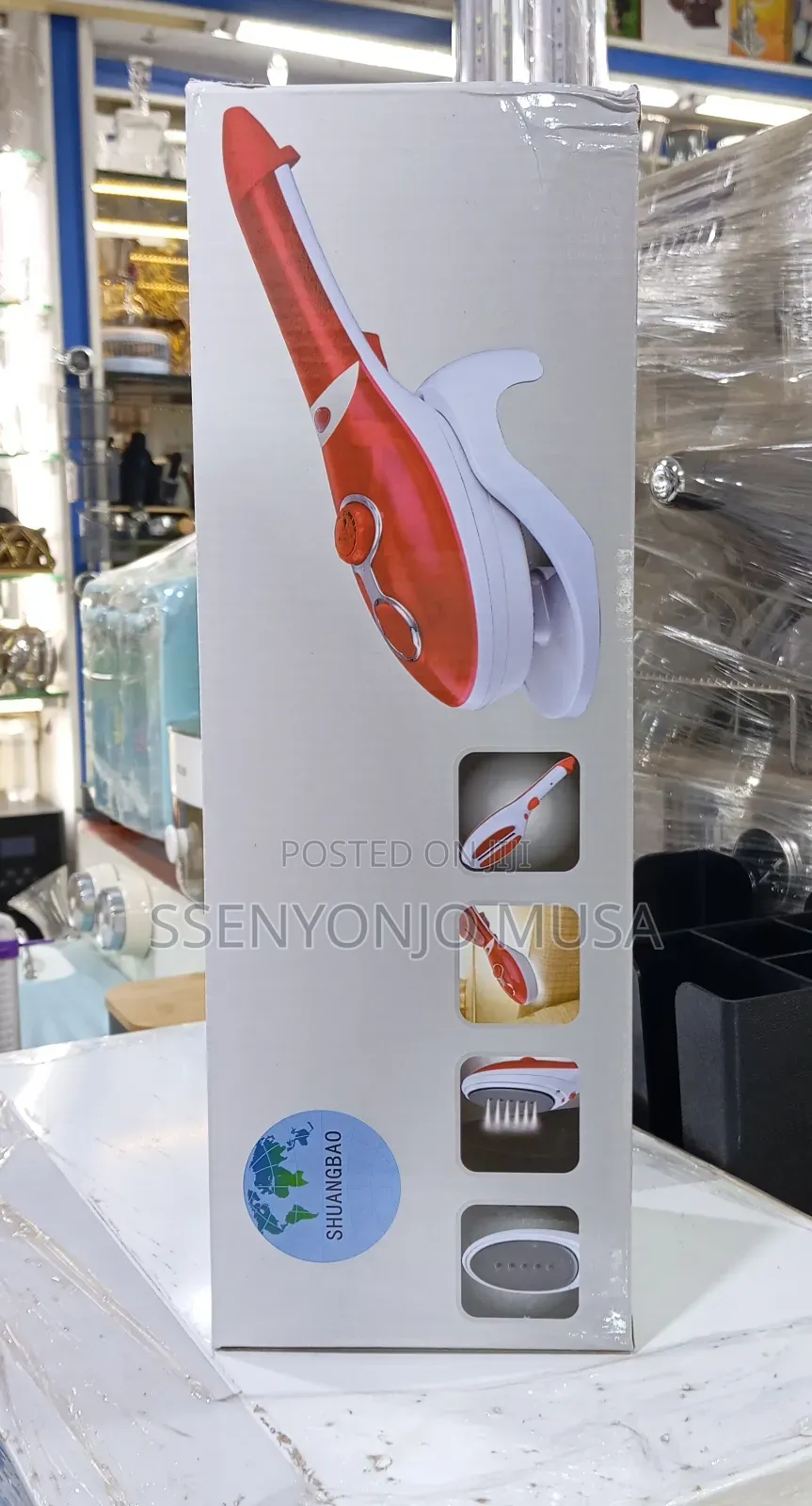 Sb-701a Steam Ironing Brush – 880w Handheld Garment Steamer