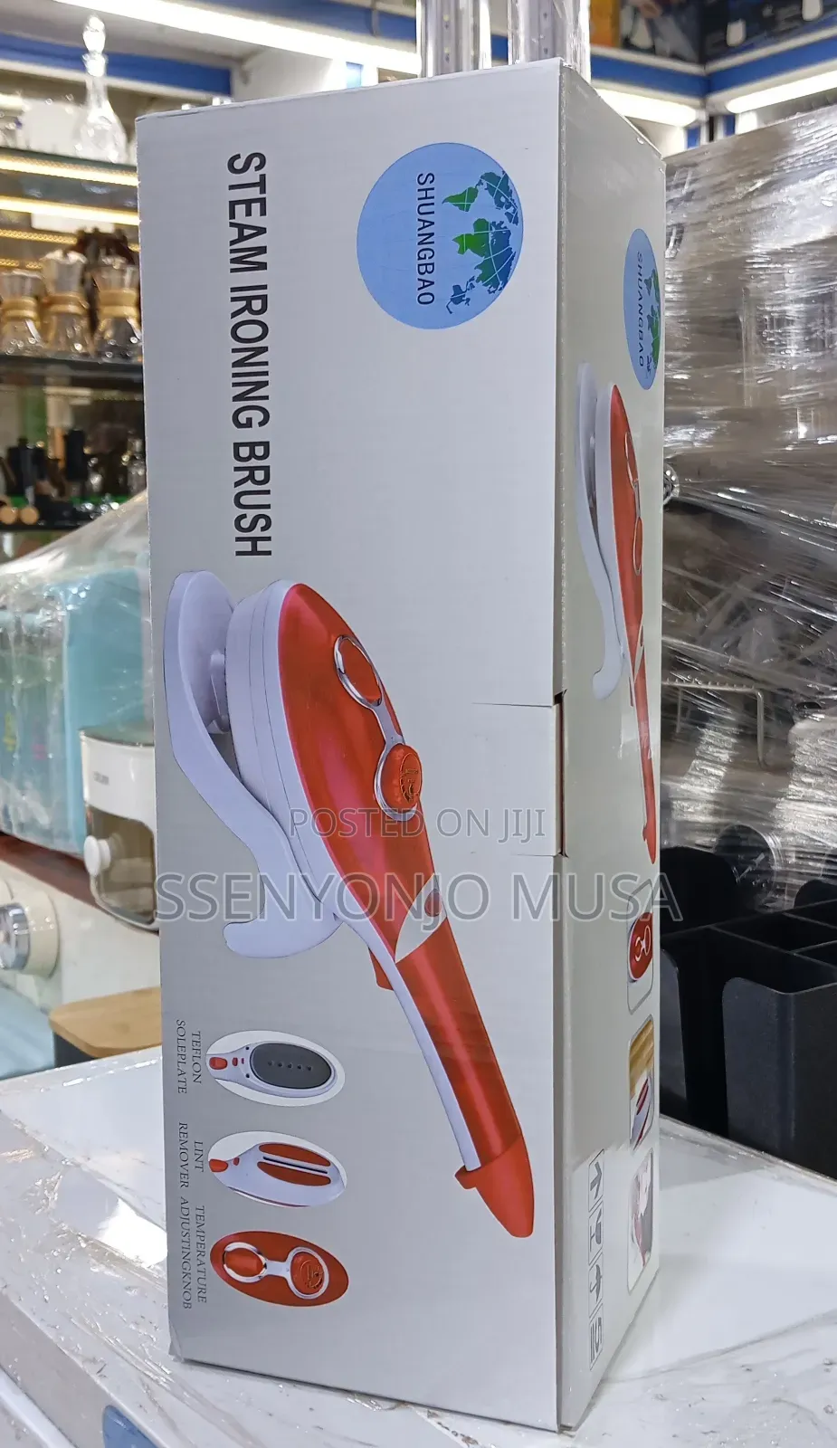 Sb-701a Steam Ironing Brush – 880w Handheld Garment Steamer
