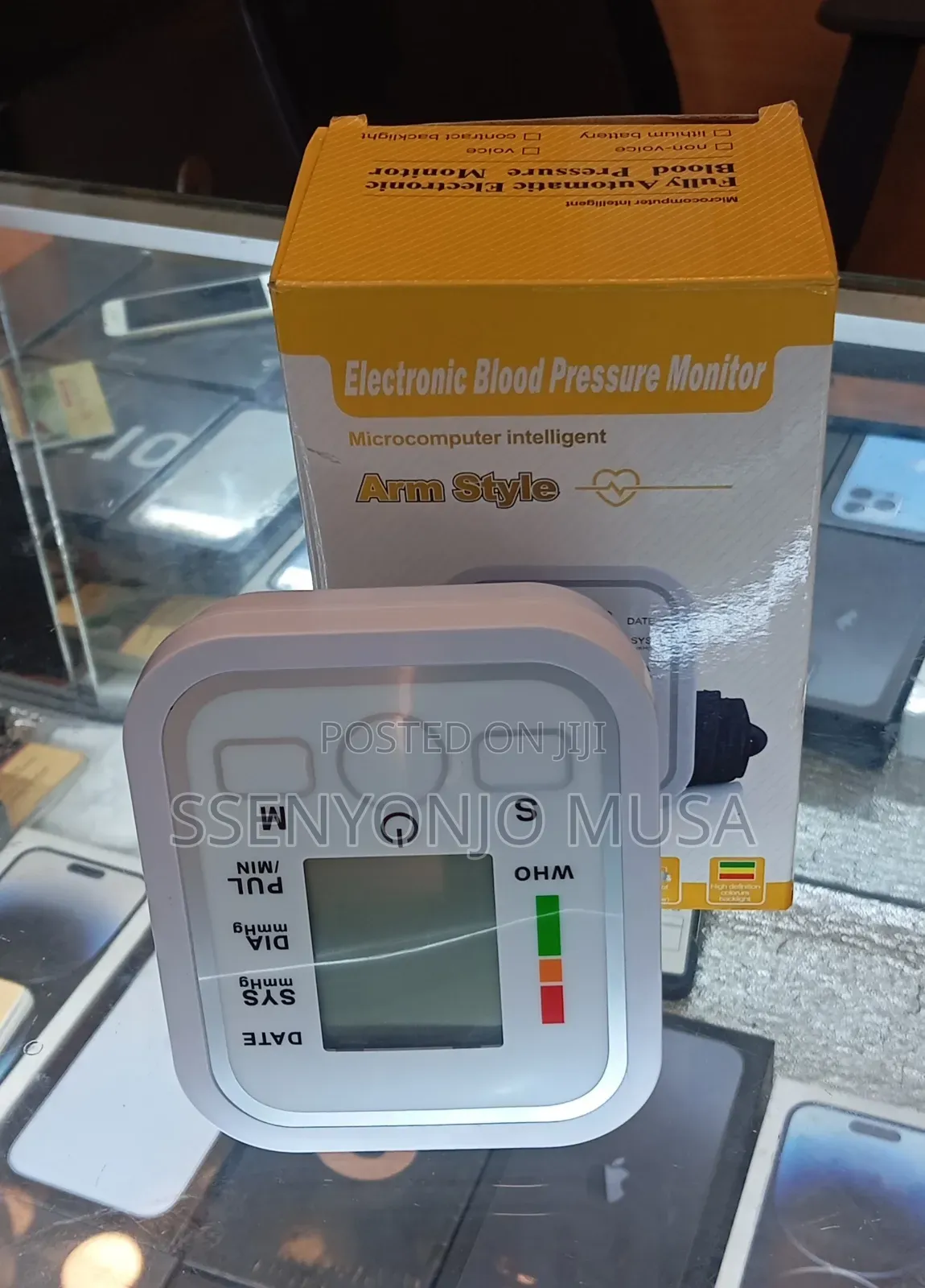 Fully Automatic Arm Blood Pressure Monitor – Digital LCD Display.