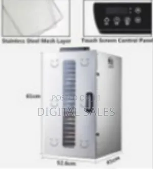 Stainless Steel 18 Tray Layers Food Dehydrator Dryer 1500w, 30-90°c