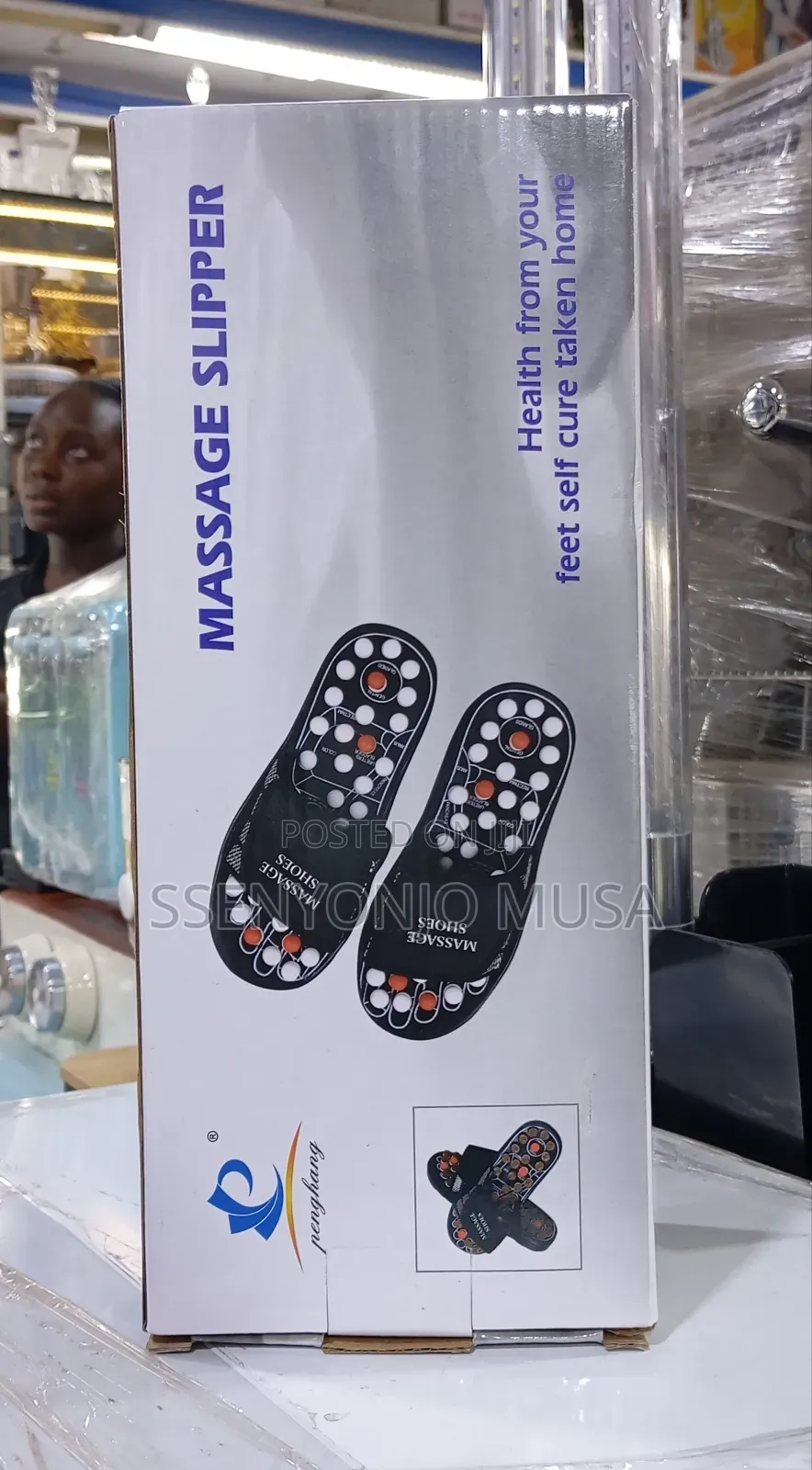 Bhg13 Acupressure Massage Slippers – Magnetic Therapy Foot Massager
