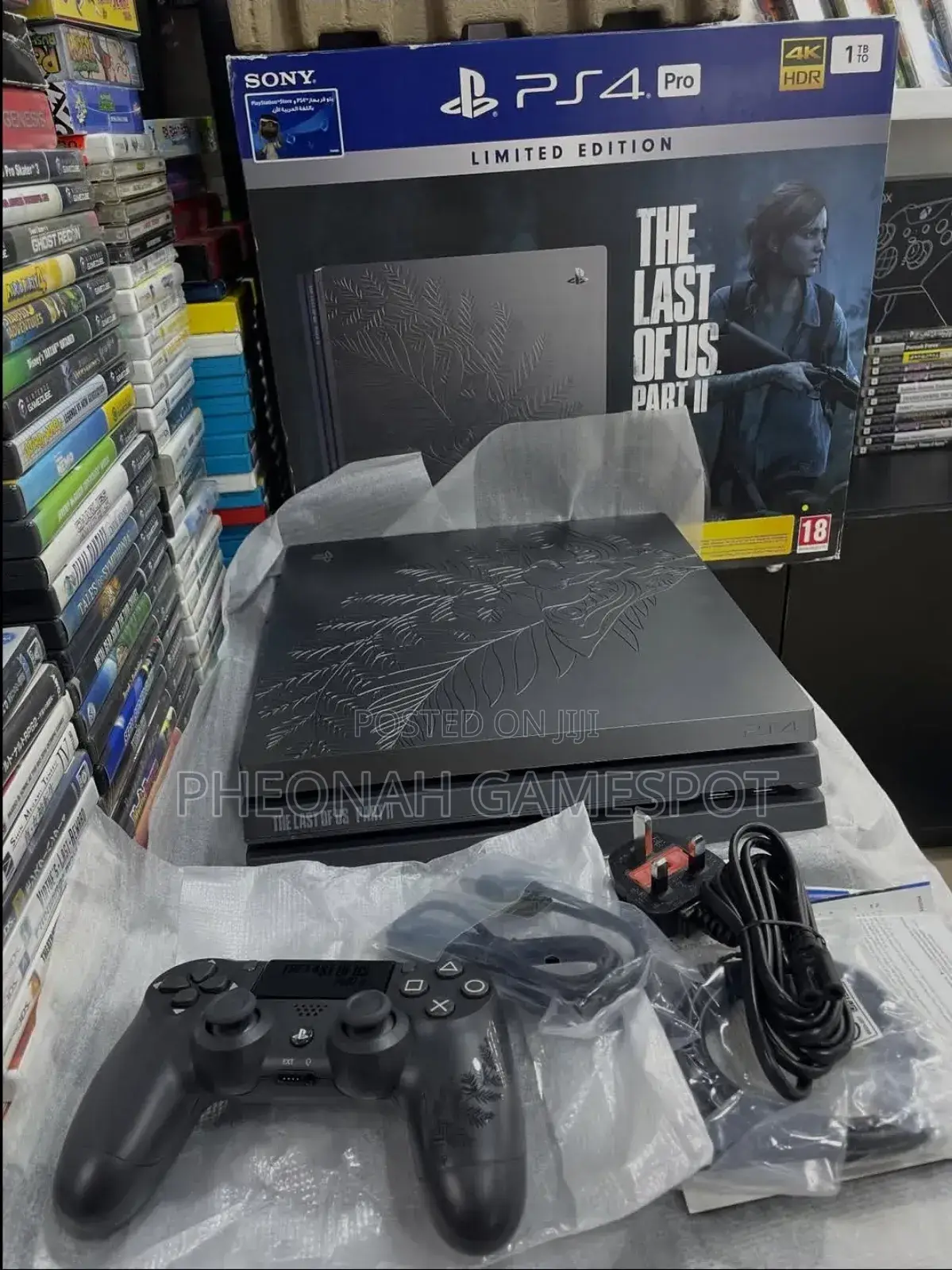 Chipped Sony Playstation 4 Pro 1tb, 25 Games and 2 Pads Xmas Offer