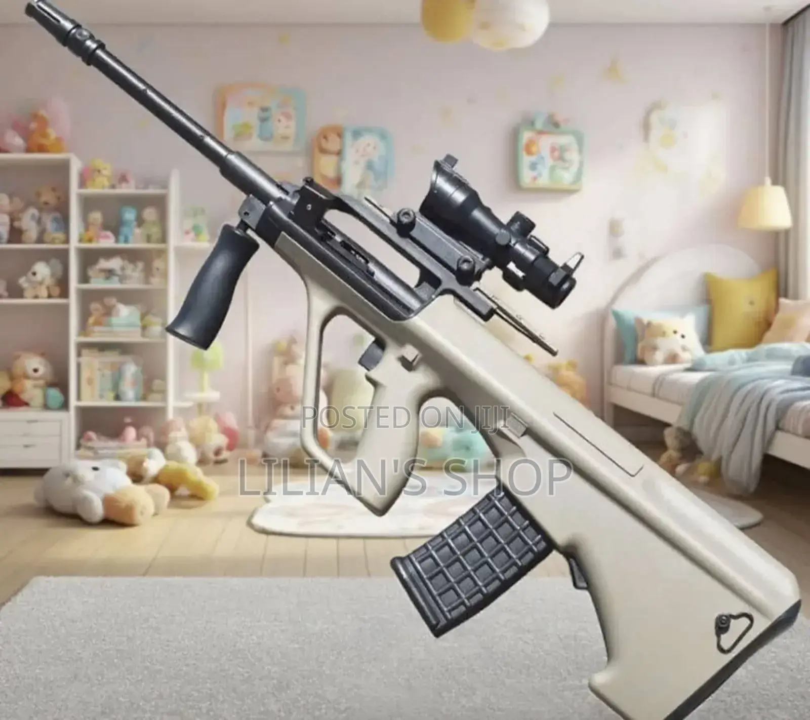 Kids Pugb Steyr Aug Bullpup Assault Rifle Play Toy
