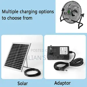 Industrial Heavy Duty Multifunction Rechargeable 16inch Fan