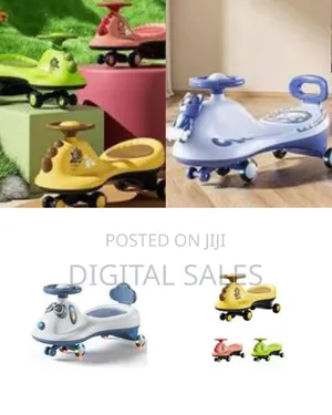 Baybee Gliddo Baby Swing Car for Kids With Led Lights Music