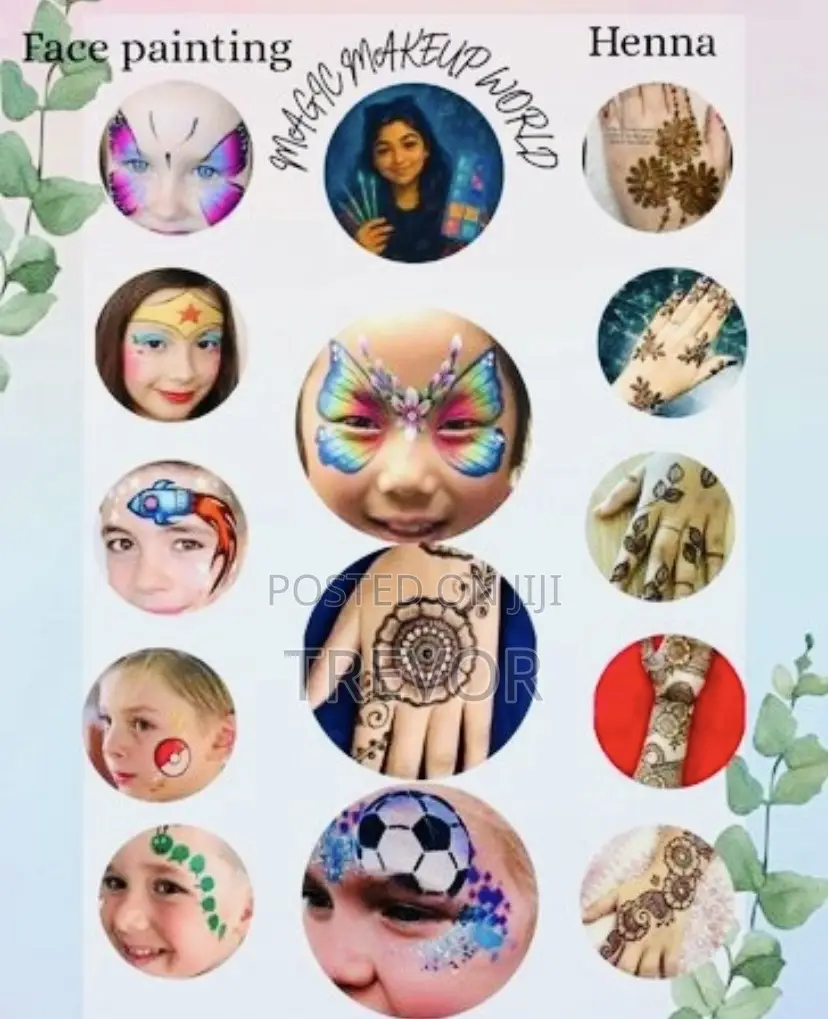 Facepainting and Henna Services