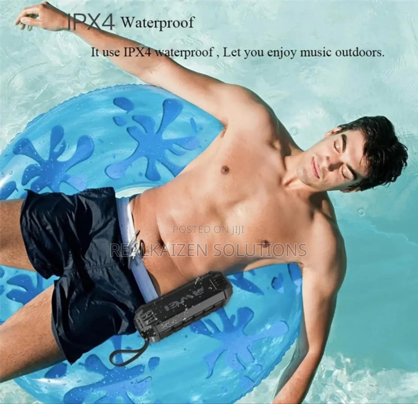 Awei Outdoor Waterproof High Power Bluetooth Compatible Speaker