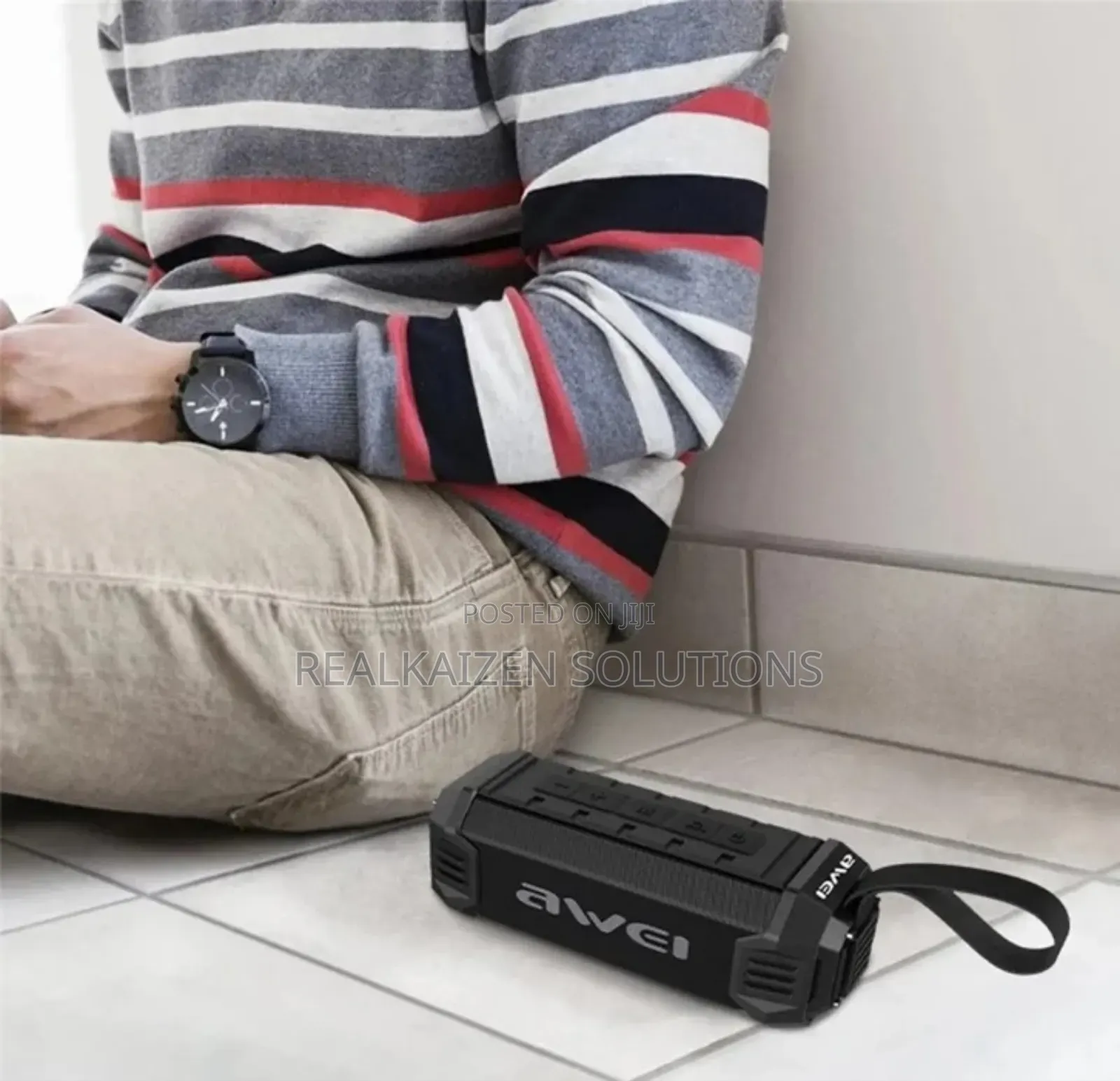 Awei Outdoor Waterproof High Power Bluetooth Compatible Speaker