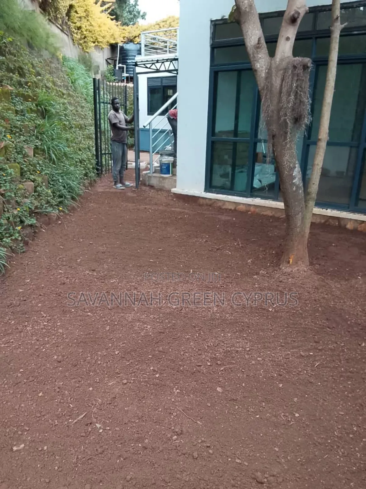 Compound Leveling and Grass Planting