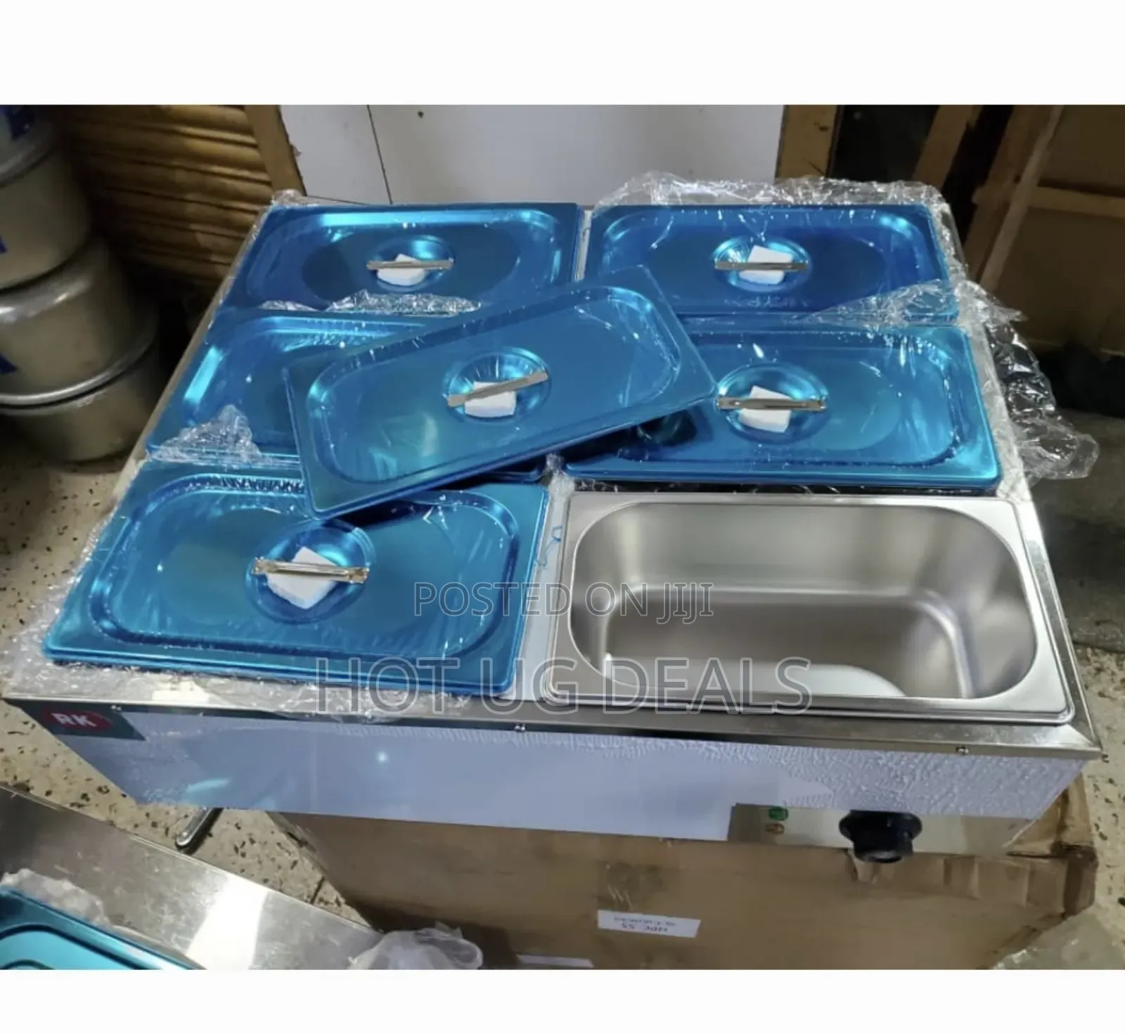 6 Dish Electric Food Warmer Bain-Marie Buffet Steam Table Restaurant