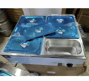 6 Dish Electric Food Warmer Bain-Marie Buffet Steam Table Restaurant
