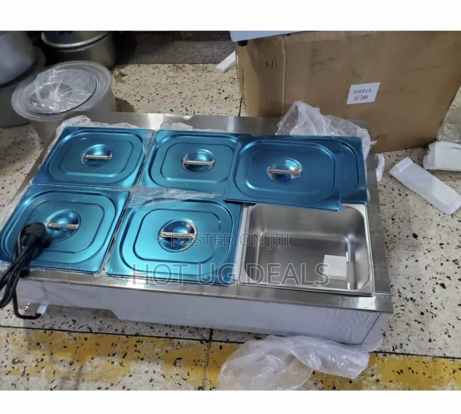 6 Dish Electric Food Warmer Bain-Marie Buffet Steam Table Restaurant