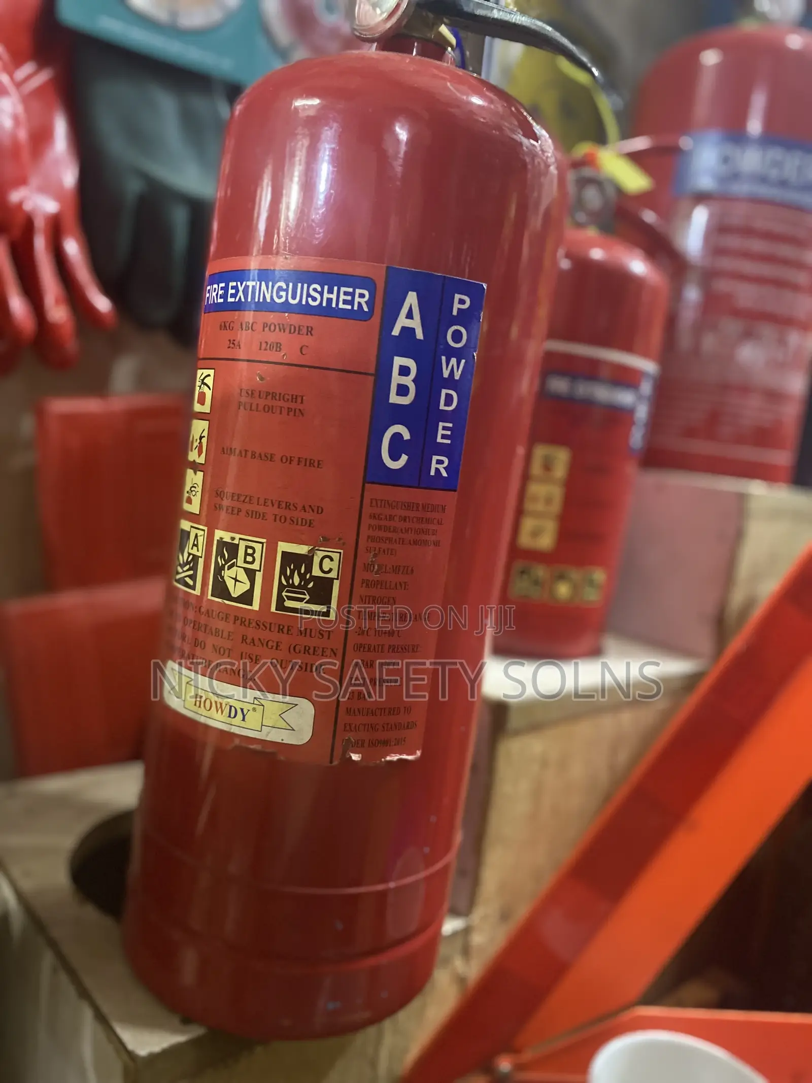 Fire Extinguisher 6kgs / 6kg Fire Extinguisher