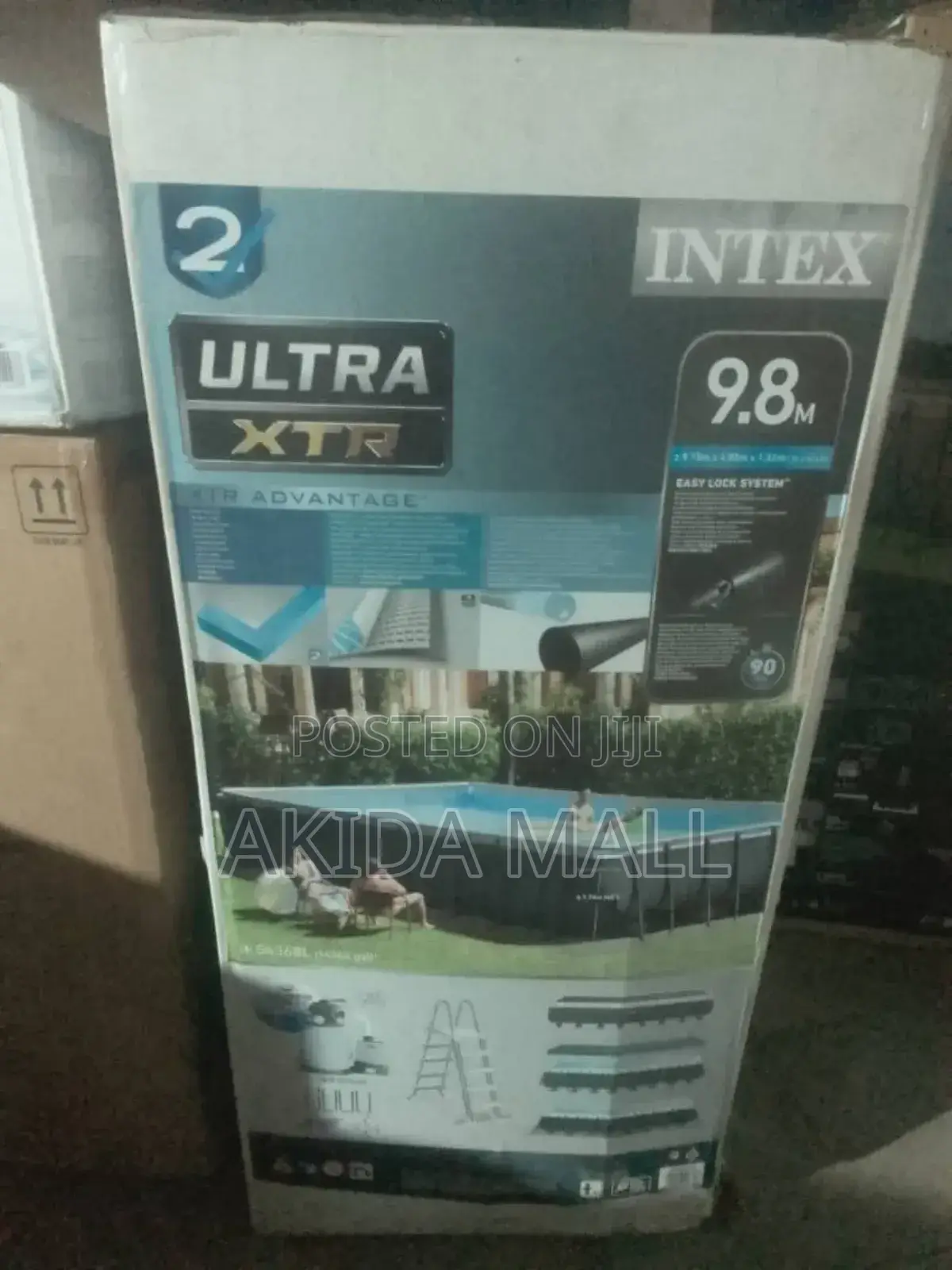 9.8x4.8x1.4mtr 32ftx16ft Intex Ultra XTR Frame Rectangle Swimming Pool