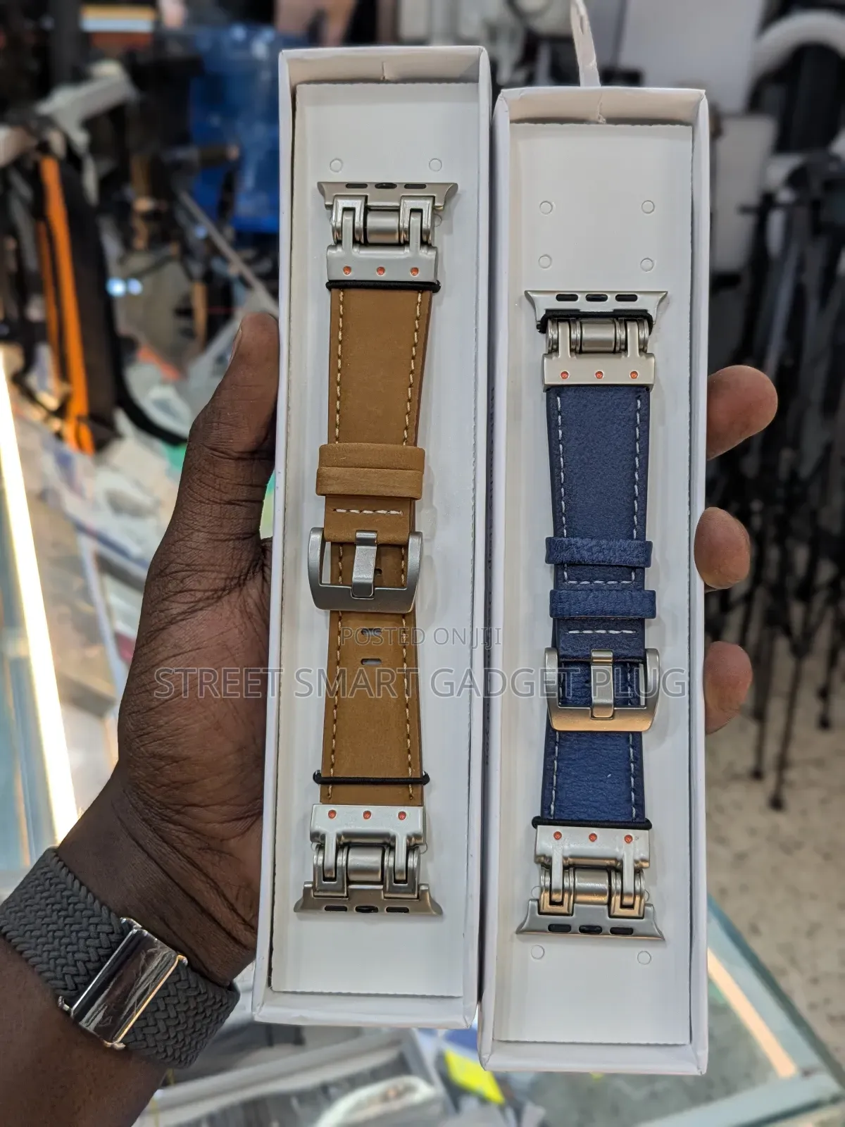 Premium Leather Metal-looped Apple Watch Straps 42/43/45/46 49mm