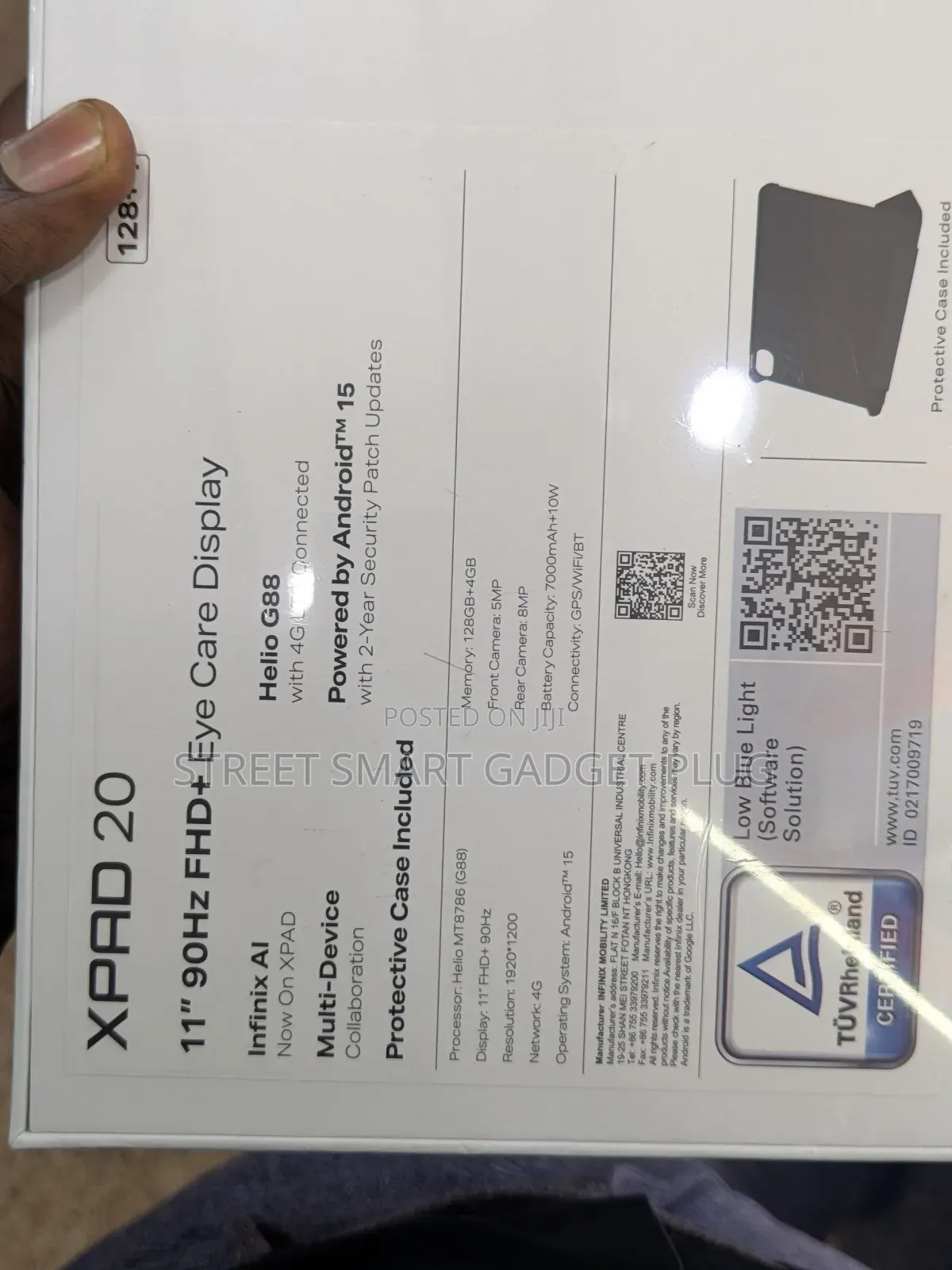 New Infinix Xpad 20 128 GB Black