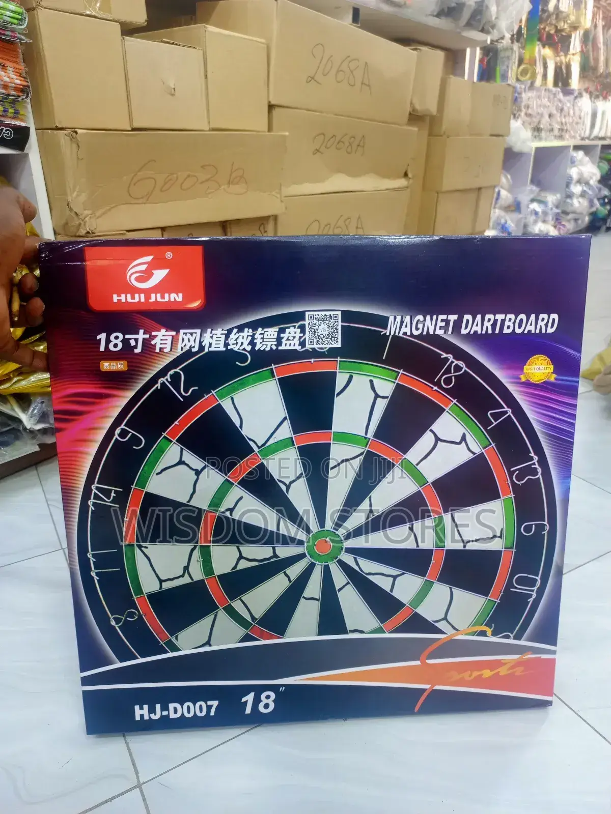 Magnetic Dartboard Set.