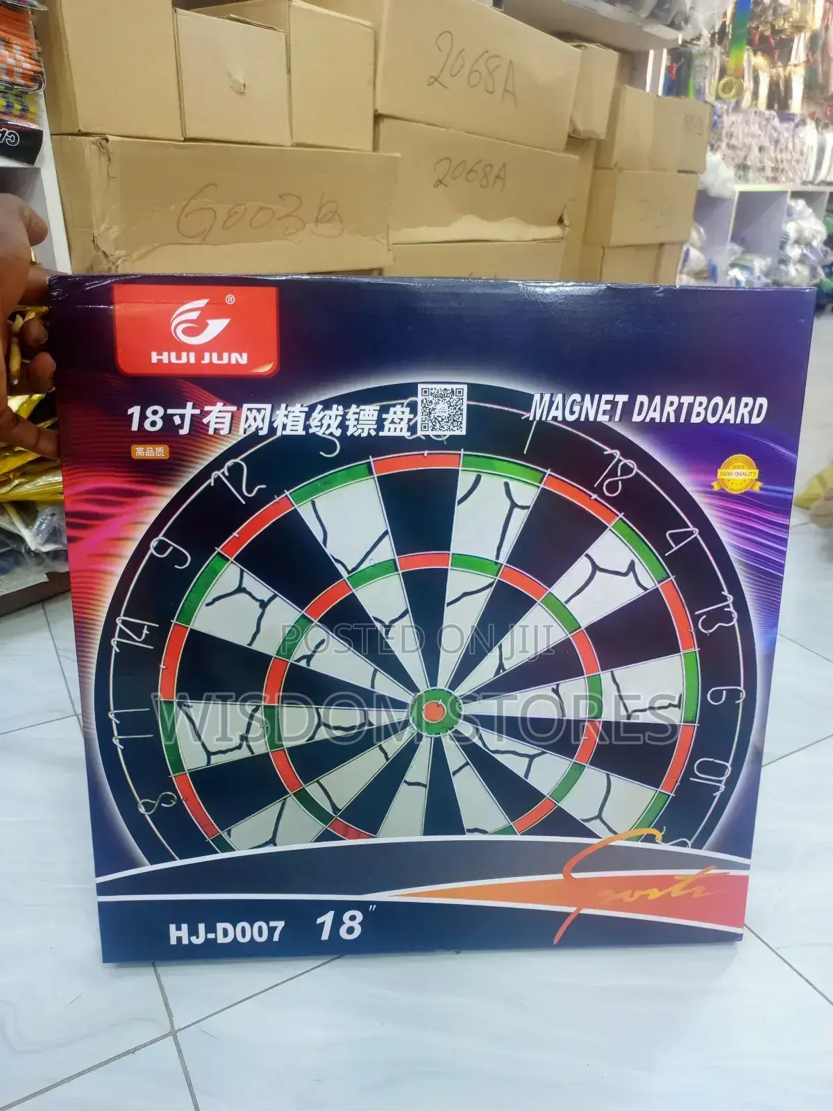 Magnetic Dartboard Set.
