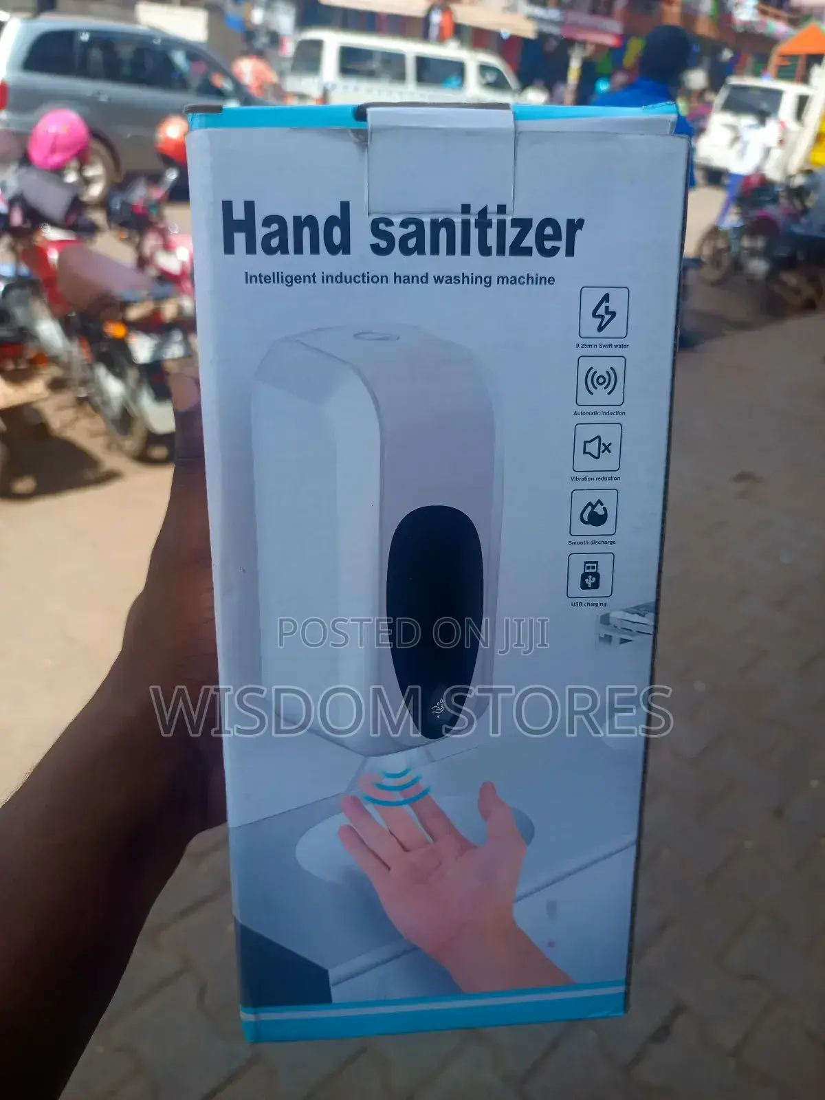 Automatic, Touchless Hand Sanitizer Dispenser.