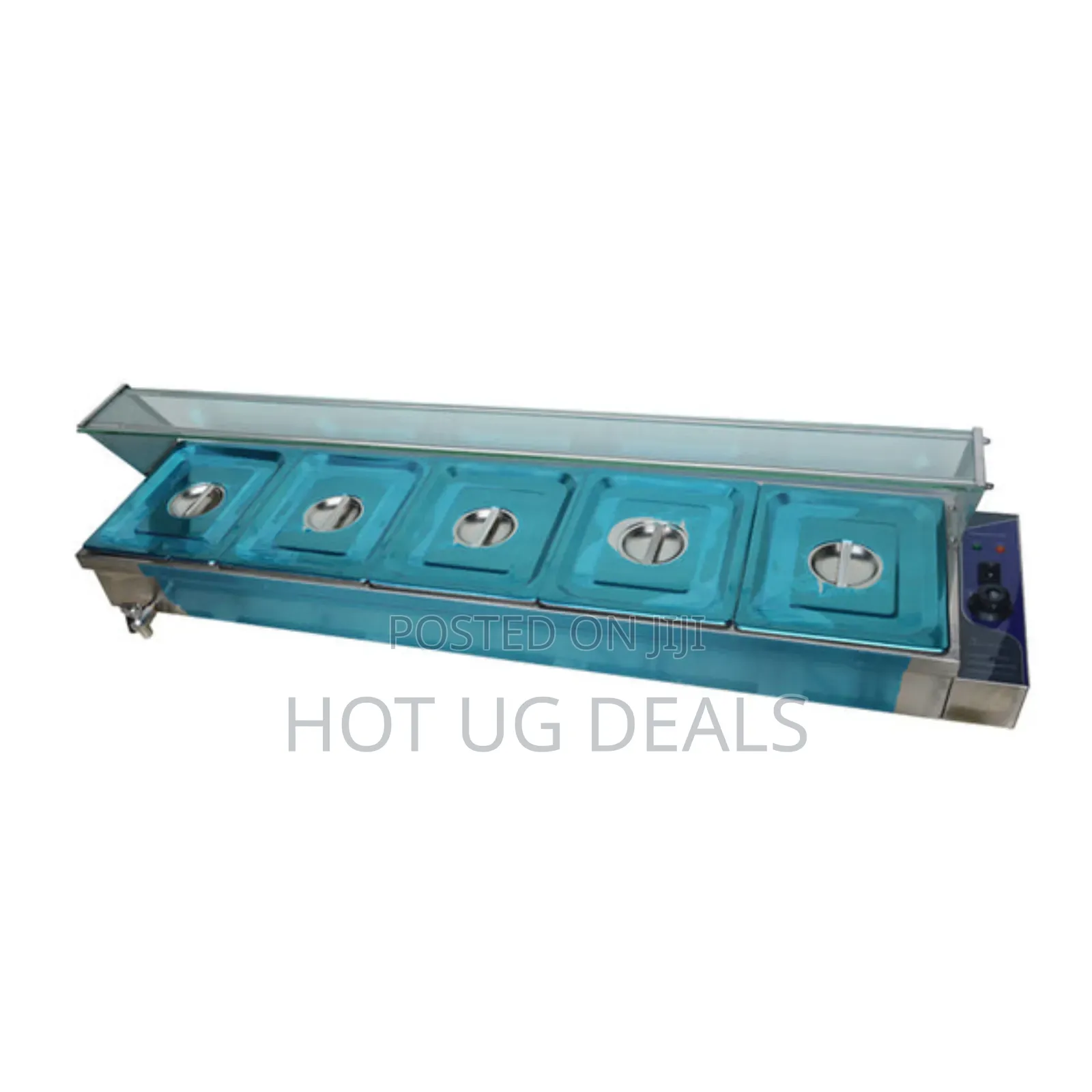 5-well Bain Marie Countertop Food Warmer Steam Table