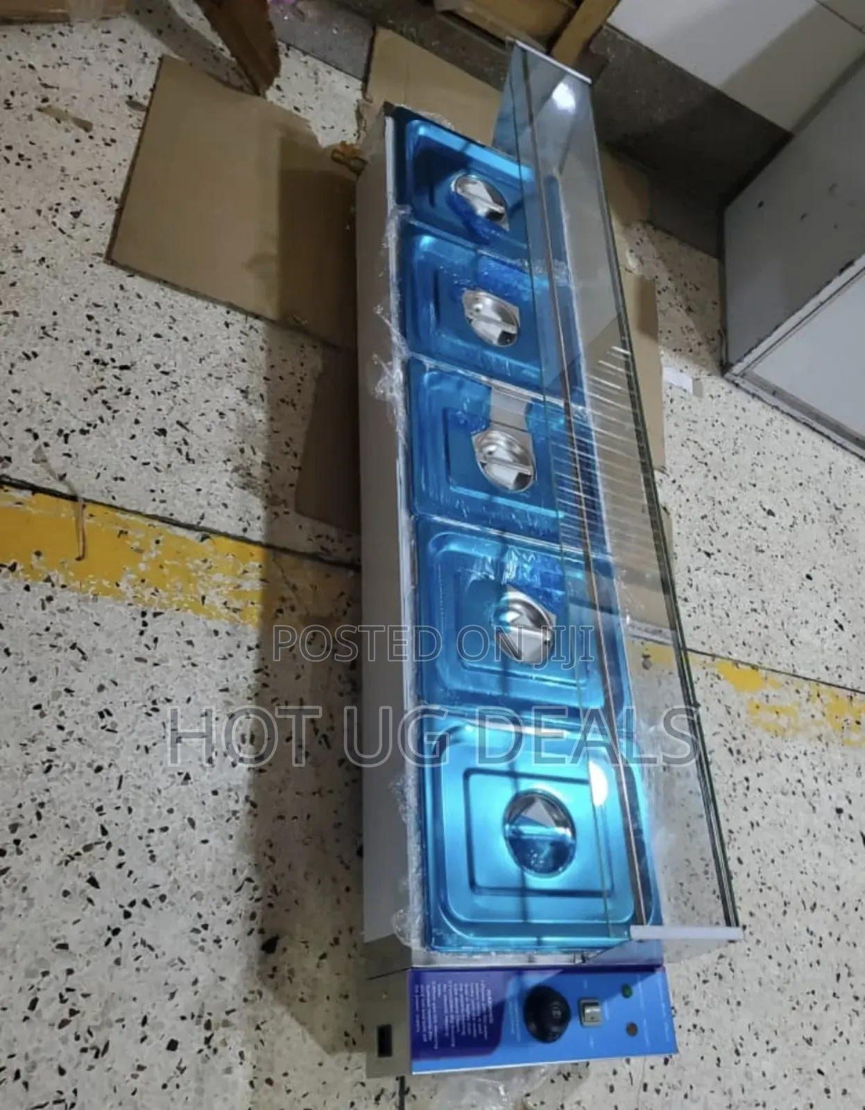 5-well Bain Marie Countertop Food Warmer Steam Table
