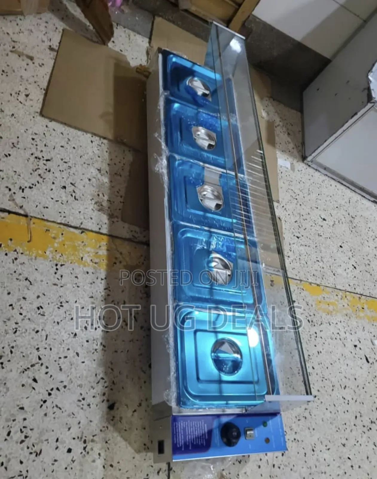5-well Bain Marie Countertop Food Warmer Steam Table