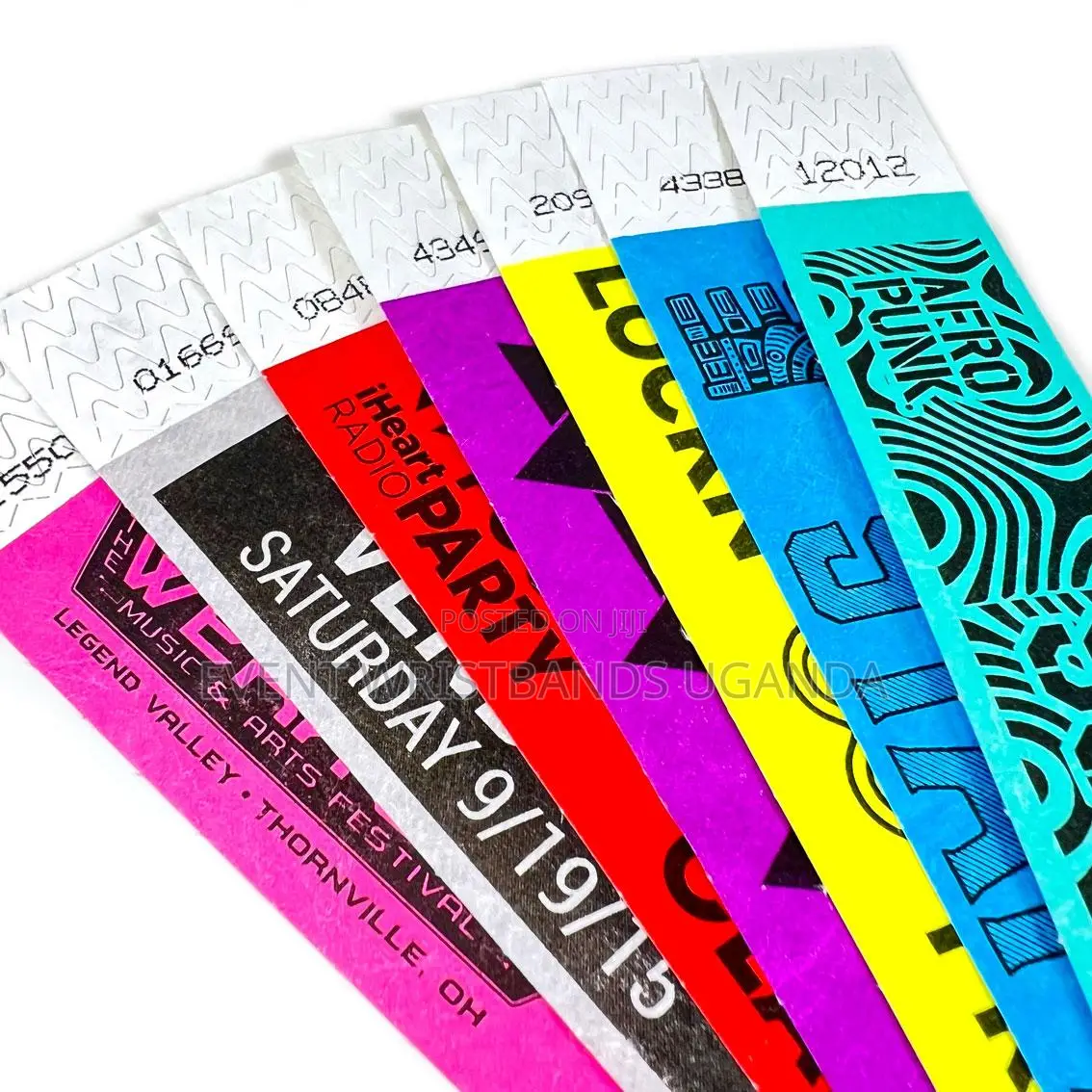 Branded Event Wristbands Tyvek