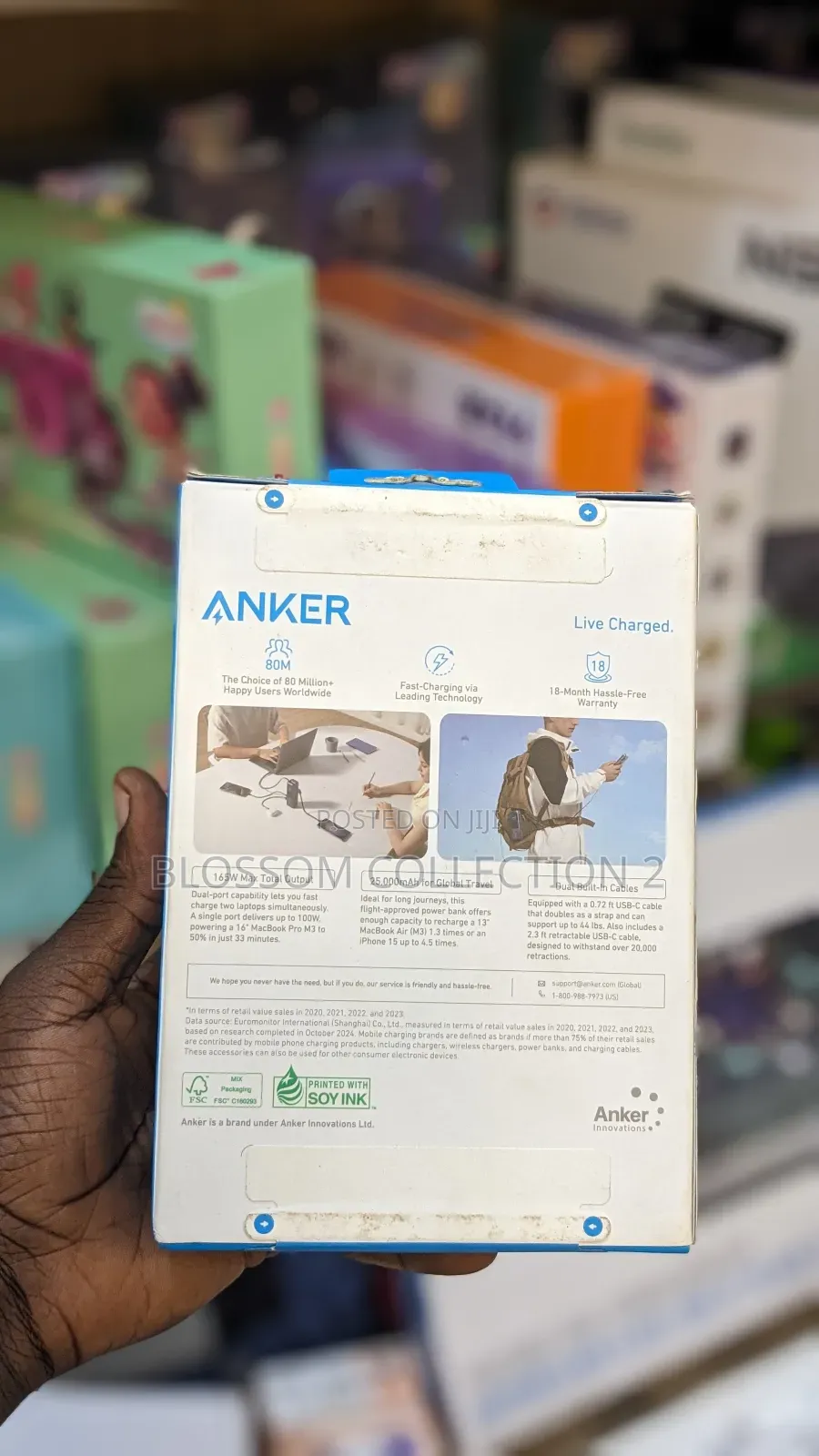 Anker 165w Zolo, 25,000mah, Ultra-fast Portable Power Bank Charger
